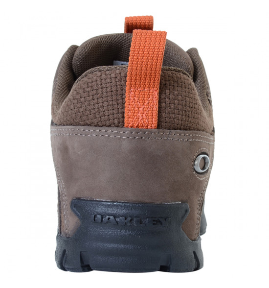 Tênis Oakley Flak Low 1 Marrom com Laranja - 4