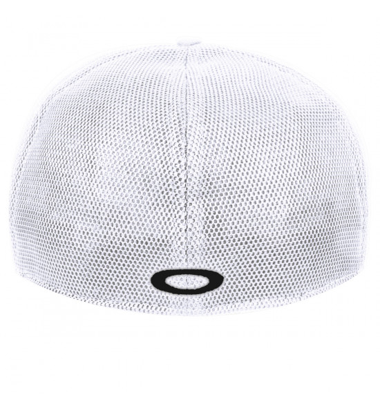 Boné Oakley Silicon Bark Trucker 4.0 Cinza com Branco PROMOÇAO - 2