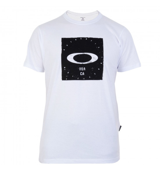 Camiseta Oakley Bolded Elipse Tee Branca