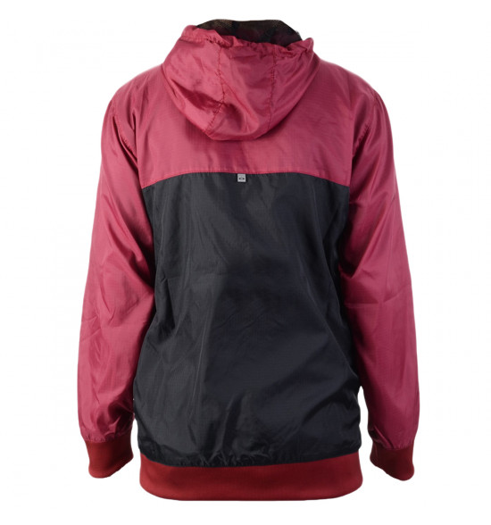 Jaqueta Oakley Windbreaker Blocked One Brand Vinho Com Preto - 3