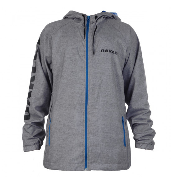 Jaqueta Oakley Windbreaker Reflective Cinza