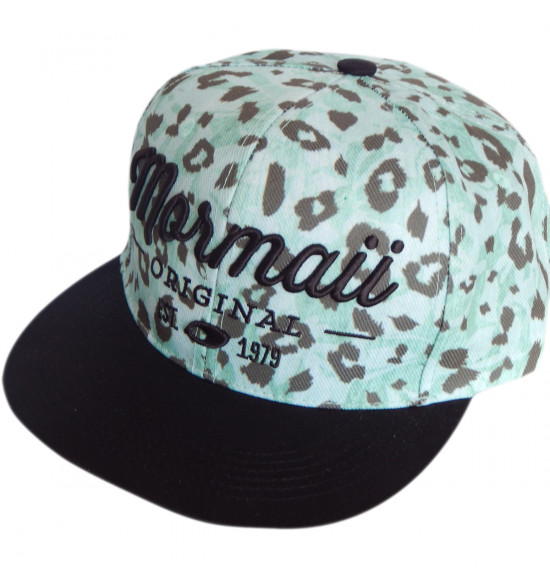 Boné Mormaii Snapback Oncinha Verde e Preto