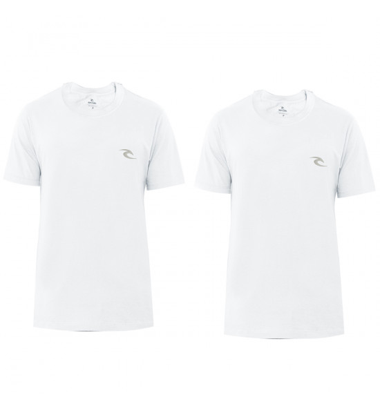 Kit 2 Camisetas Rip Curl White