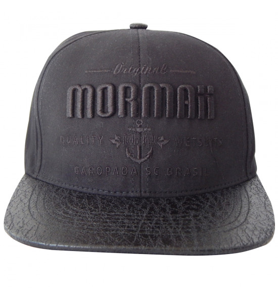Boné Mormaii Snapback Wetsuits Preto - 2