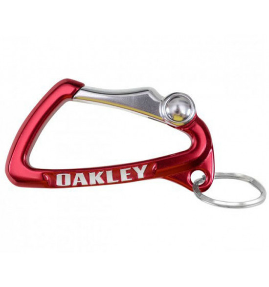 Chaveiro Oakley Large Carabiner Vermelho