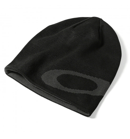 Gorro Oakley Mainline Beanie Preto com Cinza