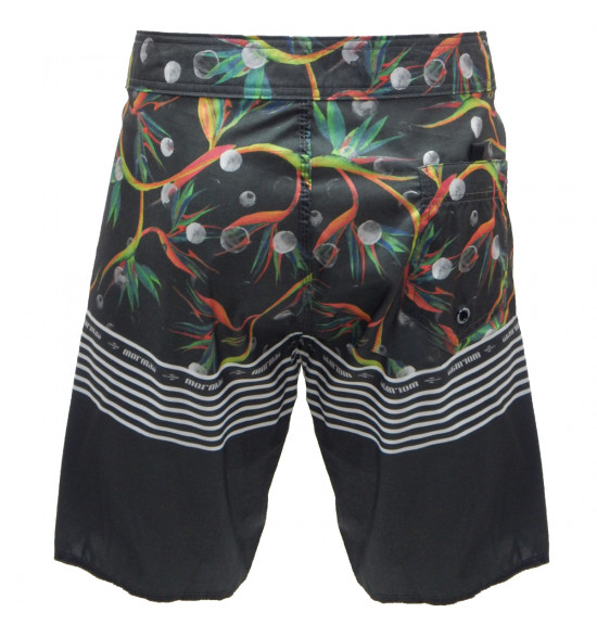 Bermuda Água Mormaii Swamp Preto - 2