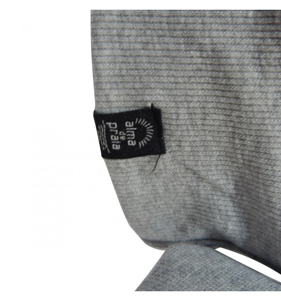 Rx Moletom Alma de Praia Cinza Mescla - 5