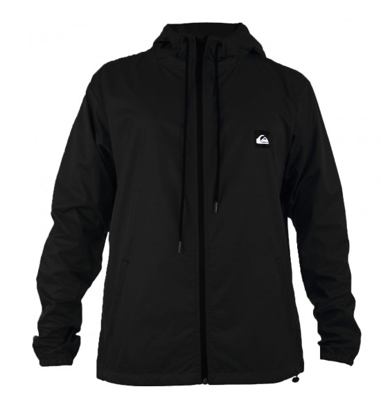 Jaqueta Quiksilver Windbreaker Signature Solid Preto