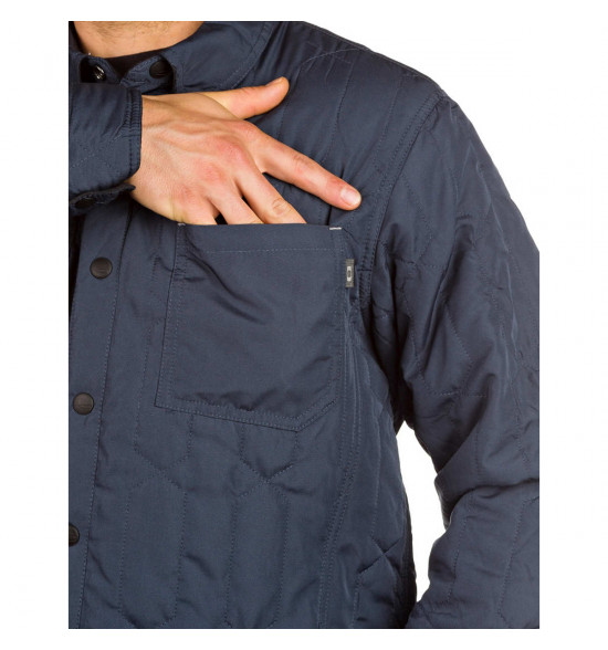 Jaqueta Oakley Flanelada Reserve Woven Dupla Face Preta - 4