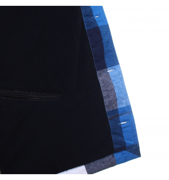 Jaqueta Mormaii Flanelada Xadrez Azul PROMOÇAO INVERNO - 3