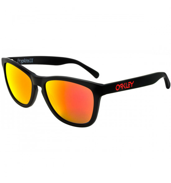 Óculos Oakley Frogskins Matte Black/Ruby Iridium