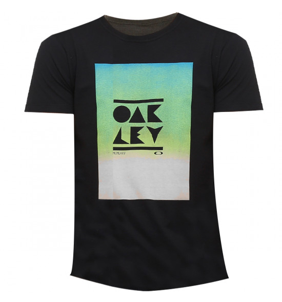 Camiseta Oakley Geo Subtraction Preta