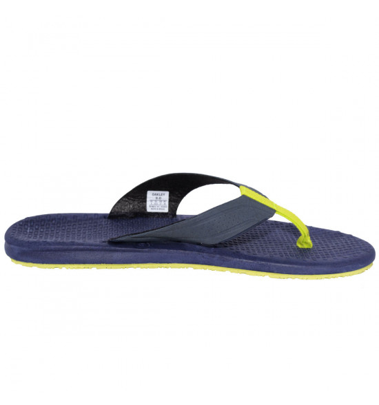 Chinelo Oakley Keel Airlift New Navy Lemon - 5
