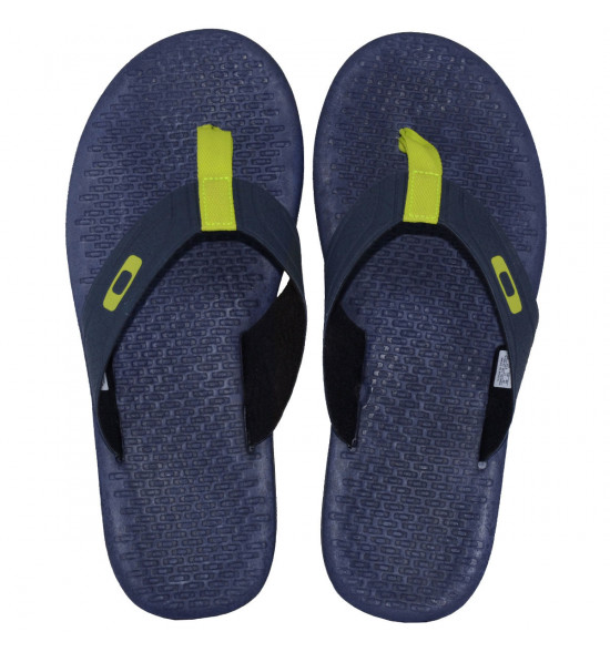 Chinelo Oakley Keel Airlift New Navy Lemon