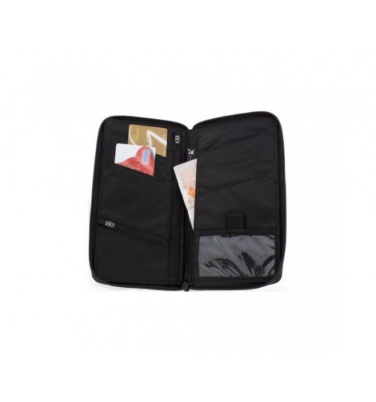 Carteira Oakley Motion Travel Passport Wallet Preta - 3