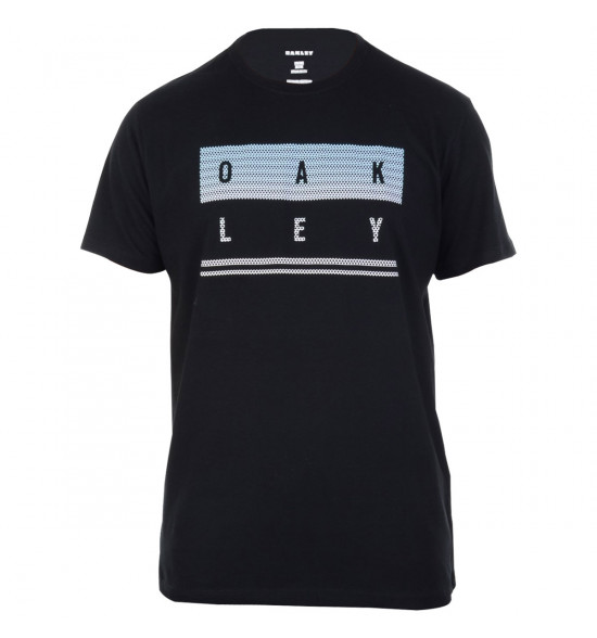Camiseta Oakley Geometrica Stack Tee Preto