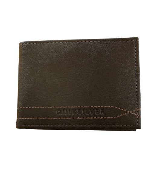 Carteira Quiksilver Stitchy Wallet V Marrom