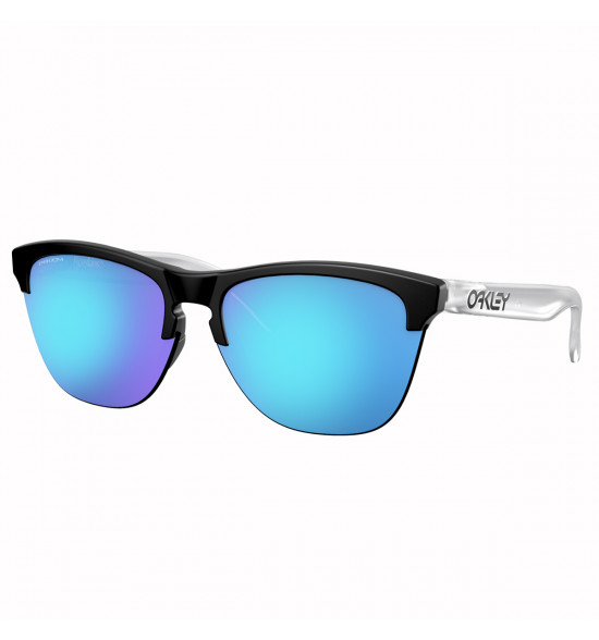 Óculos Oakley Frogskins Lite Matte Black Matte Clear/Lente Prizm Sapphire Iridium