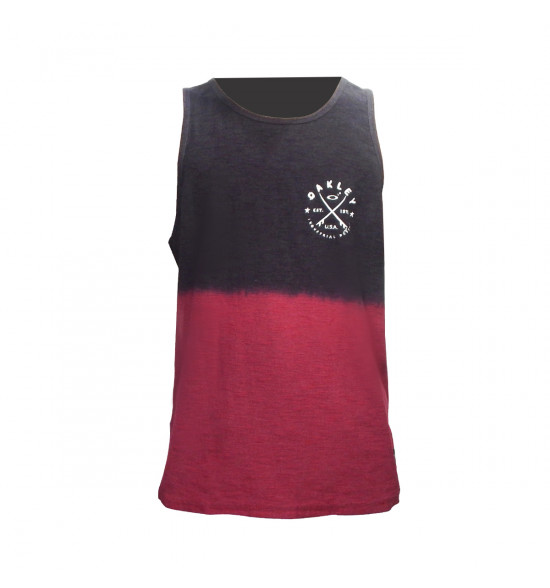 Regata Oakley Top Dyed Tank Vermelho