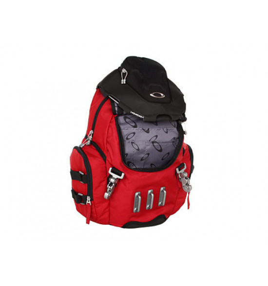 Mochila Oakley Kitchen Vermelha Com Preto - 2