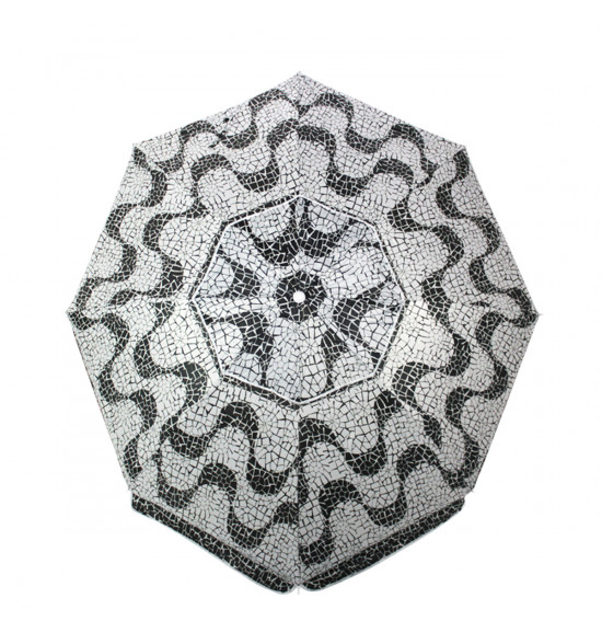 Guarda-sol Alma de Praia Belfix Preto com Branco - 3