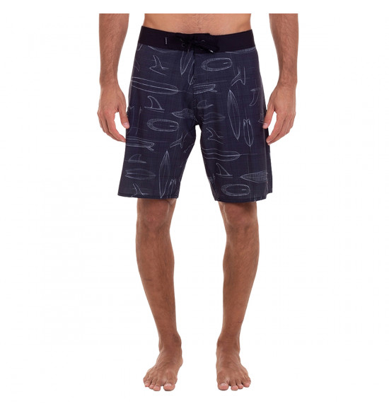 Bermuda Água Quiksilver Board Wave 20 Cinza - 3