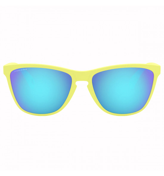 Óculos Oakley Frogskins 35th Anniversary Matte Neon Yellow/Lente Prizm Sapphire - 2