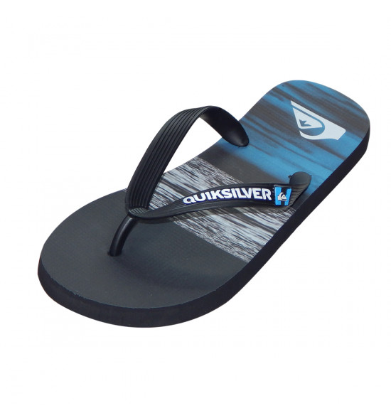 Chinelo Quiksilver Molokai Panel Preto - 2
