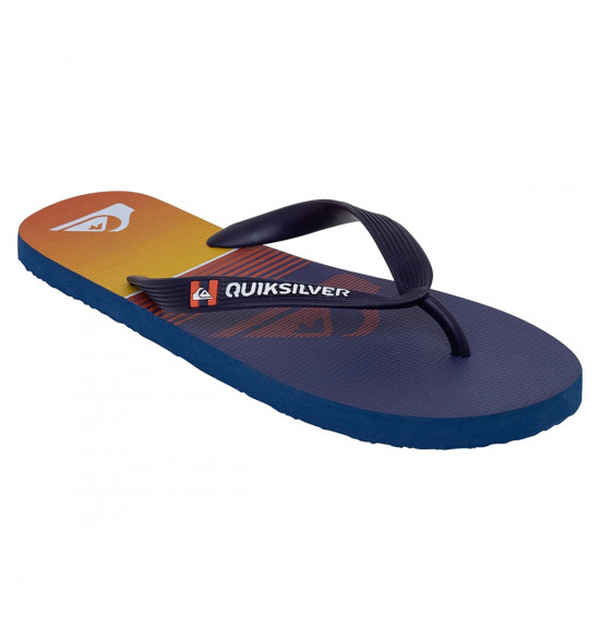 Chinelo Quiksilver Molokai Slab Logo Laranja - 2