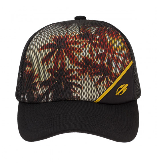 Boné Mormaii Silk Front Trucker Palm Trees Preto - 2