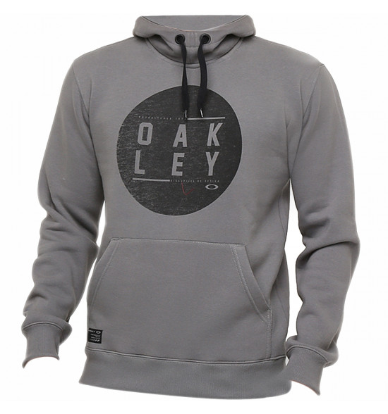 Moletom Oakley Inc Graphic Pulover Fleece Cinza PROMOÇAO