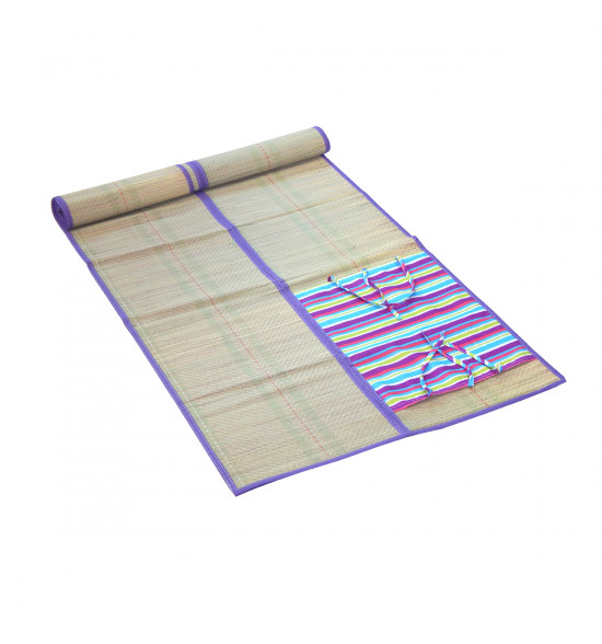 Esteira e Sacola  Alma de Praia 2 em 1 Lilas - 2