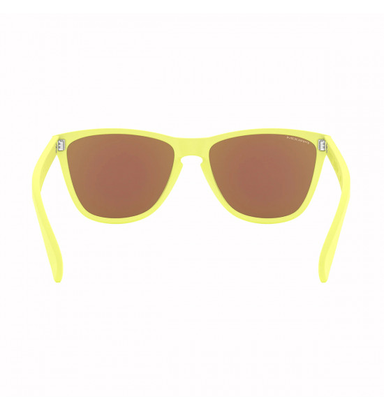 Óculos Oakley Frogskins 35th Anniversary Matte Neon Yellow/Lente Prizm Sapphire - 3