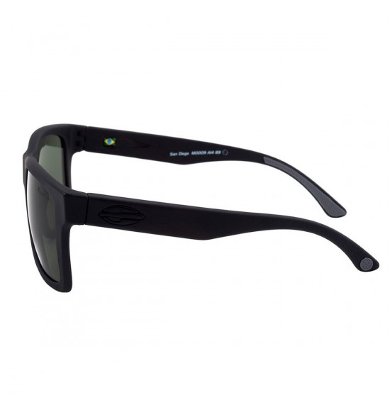 Óculos Mormaii San Diego Preto Fosco/Lente Cinza - 3
