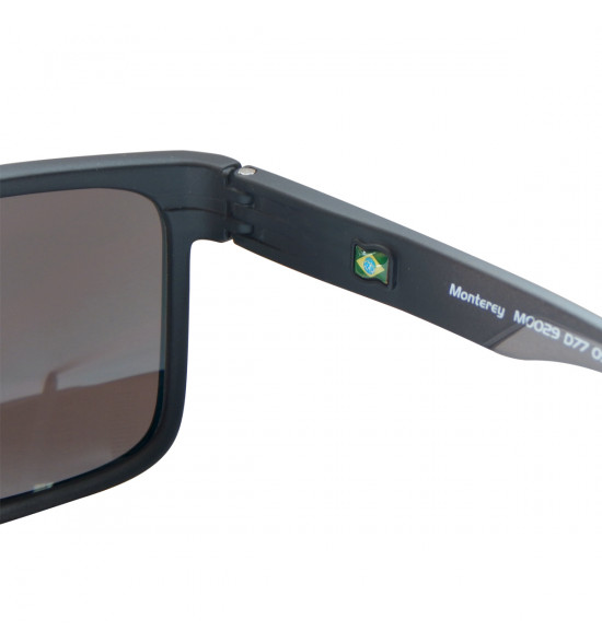 Óculos Mormaii Monterey Preto Fume Translúcido/Lente Cinza - 3