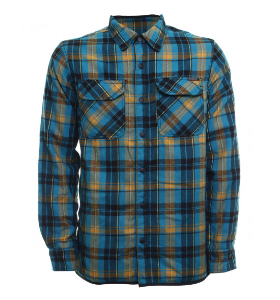 Jaqueta Oakley Dupla Face Waven Blue PROMO AO INVERNO