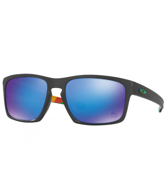 Óculos Oakley Sliver Olimpics Collection Steel/Lente Saphire Iridium