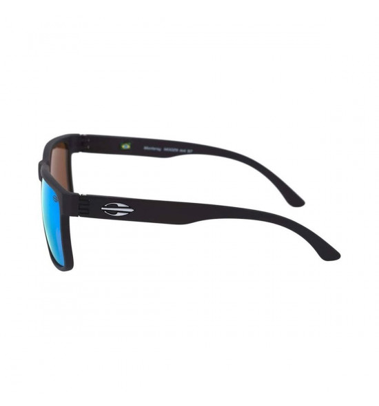 Óculos Mormaii Carmel Preto Fosco/ Lente Azul Ice - 3