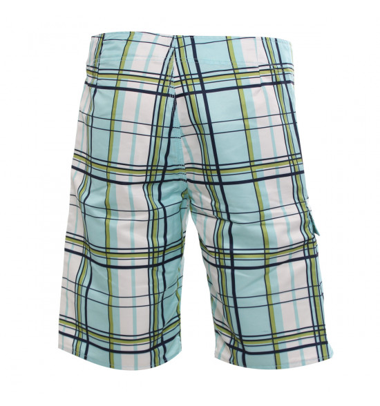 Rx Bermuda Água Alma De Praia  Xadrez Verde - 2