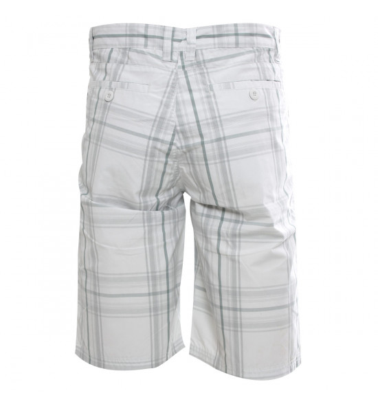 Rx Bermuda Walk Alma De Praia Xadrez Encorpada Off White LIQUIDAÇÃO - 2