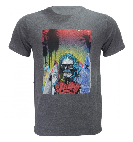 Camiseta Oakley Fearful Cinza