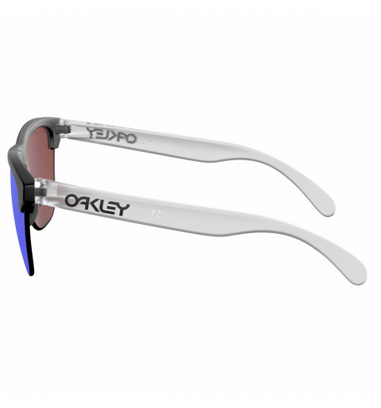 Óculos Oakley Frogskins Lite Matte Black Matte Clear/Lente Prizm Sapphire Iridium - 4