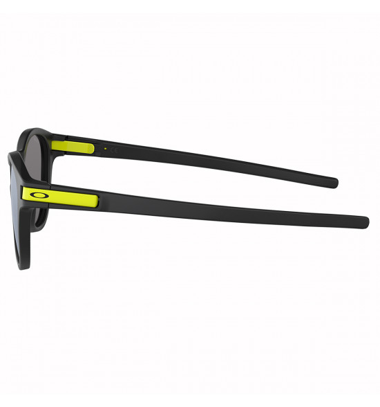 Óculos Oakley Latch Valentino Rossi Signature Series Matte Black/Lente Chrome Iridium - 4