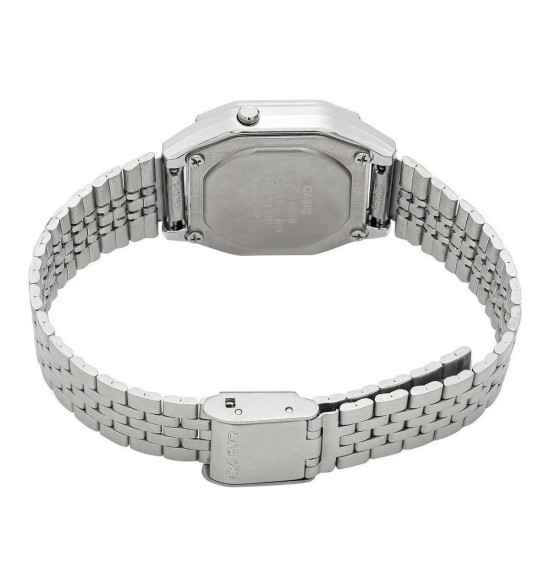 Relógio Casio Vintage LA680WA-1BDF-SC Prateado - 5