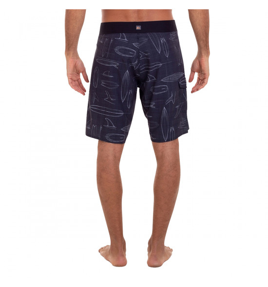 Bermuda Água Quiksilver Board Wave 20 Cinza - 2