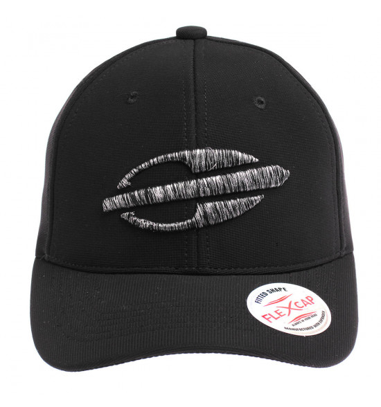 Boné Mormaii FlexCap Frontier Preto Com Logo Prata - 2