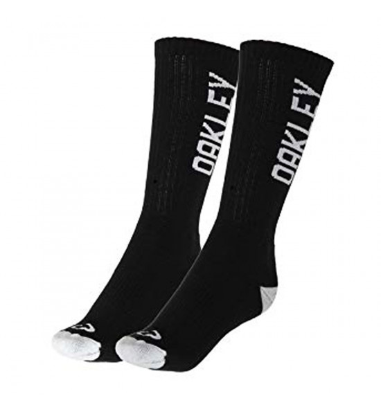 Meia Oakley Crew Sock Preta