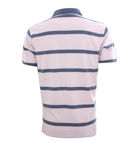 Rx Camisa Polo Alma De Praia Rosa Listrada LIQUIDAÇÃO - 2