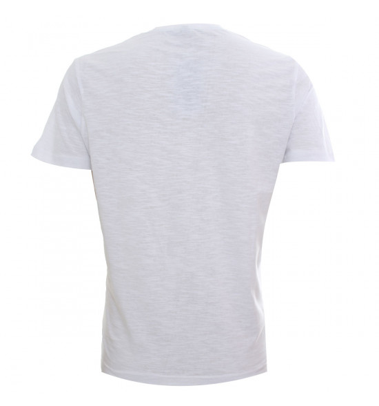 Rx Camiseta Alma De Praia Gola V Flame Branca - 2